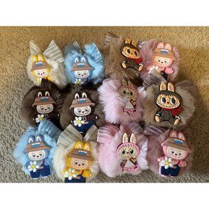 LOT of Monster Pom Pom Furry Keychains NEW in Bag 12 Pieces